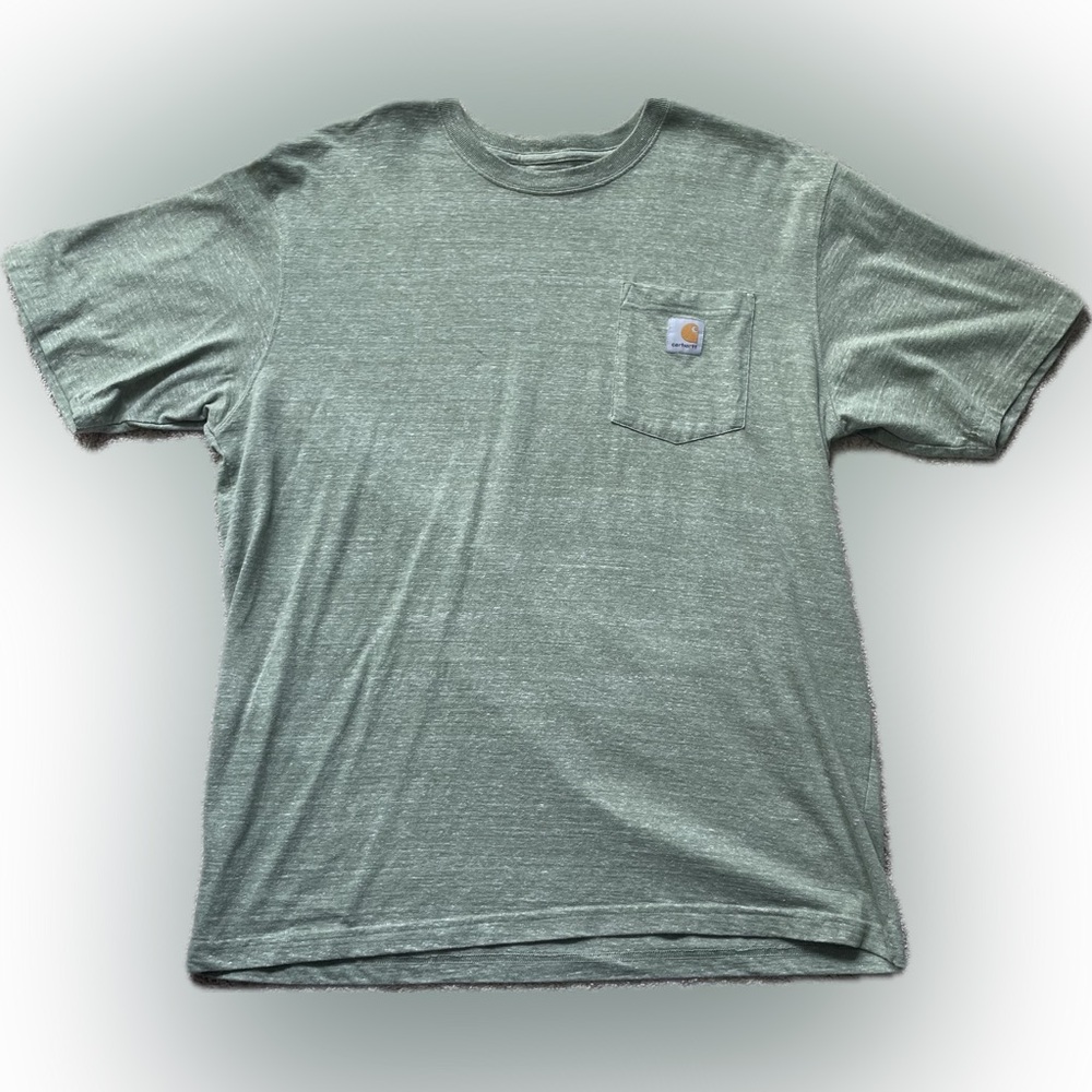 Carhartt Loose Fit Pocket Cotton T-Shirt Mens Size Large Green